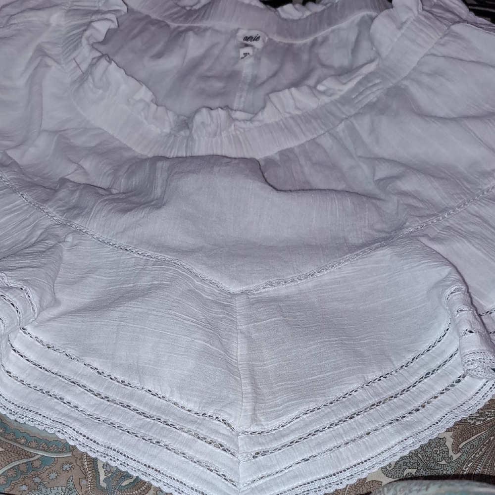 White Ruffled Skirt - Picture 3 of 5